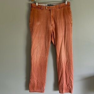 Men's Orange Chinos